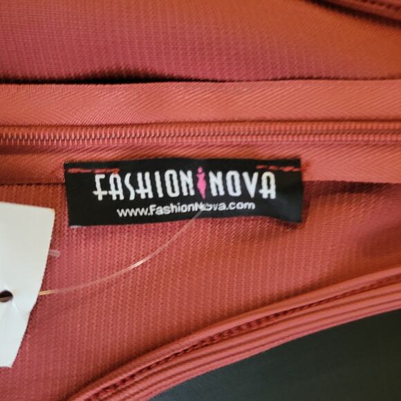 Fashion nova jadded dress marsala (burnt orange) size small - Picture 3 of 8